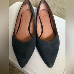 Caslon Navy Blue Suede Flats 7